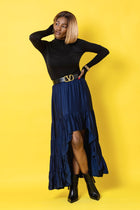 Jupe Asymétrique Bleue