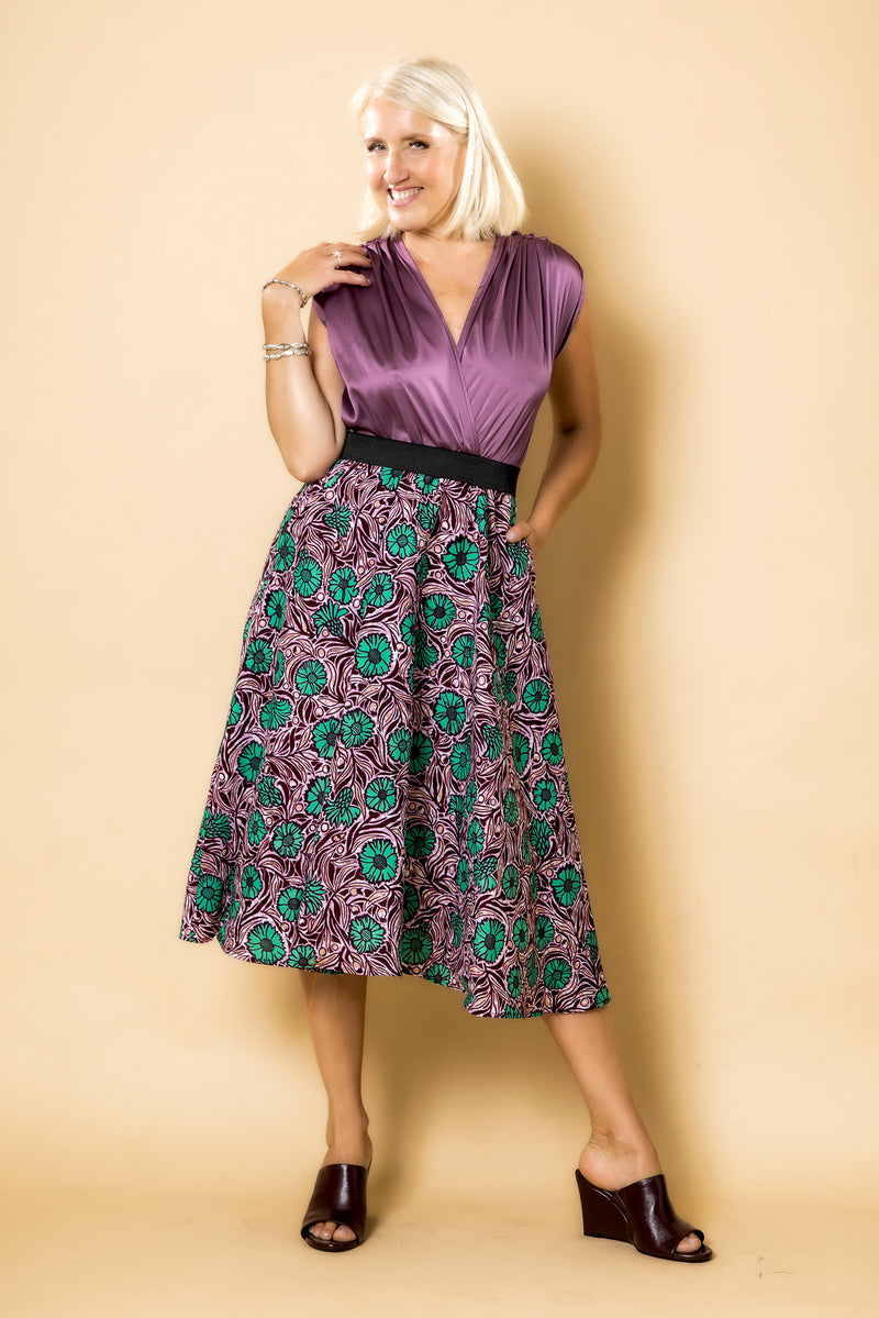 Robe PARISIENNE MIDI •  Irisée