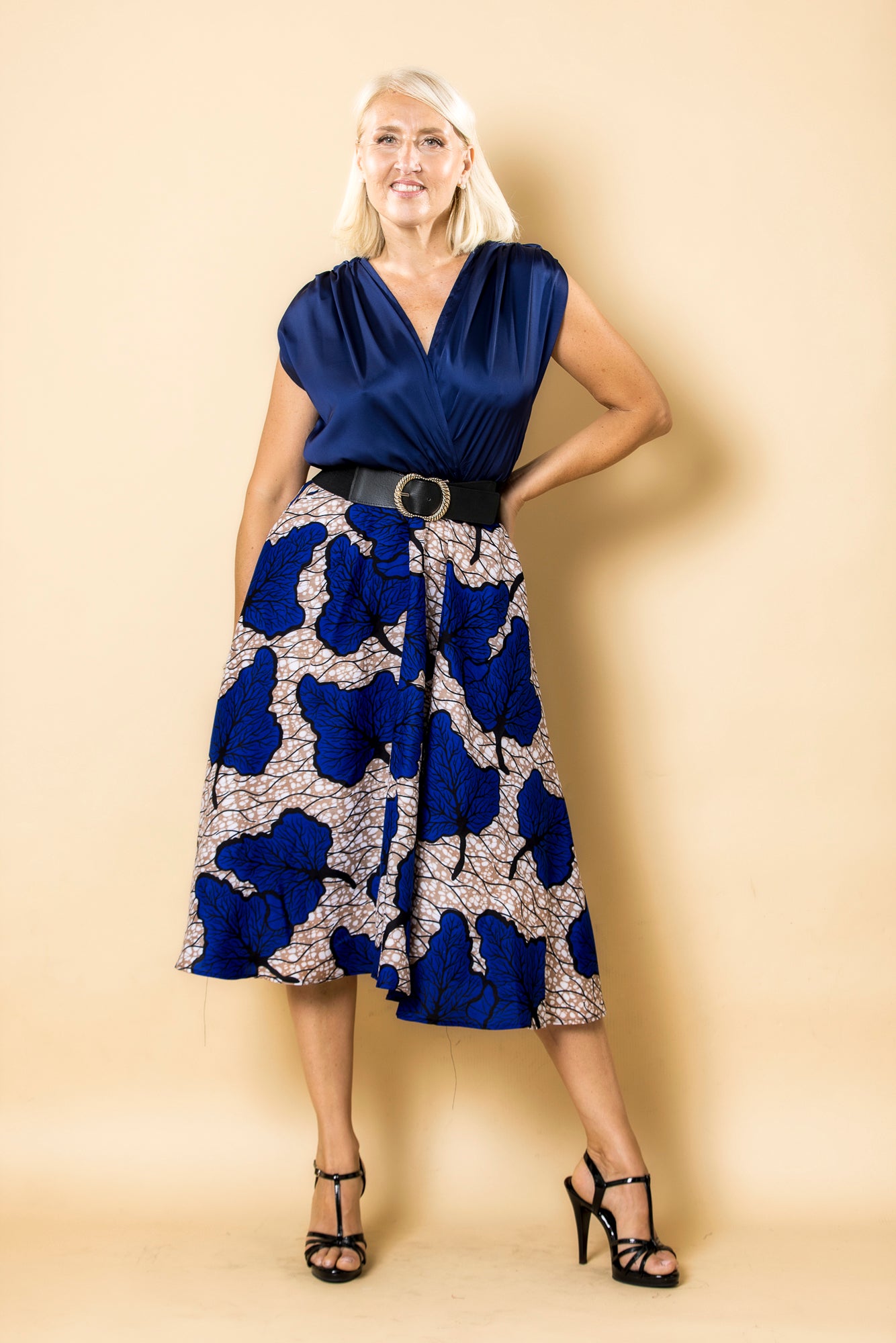 Robe PARISIENNE MIDI • Nuit d’Opale