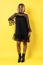 Robe Mousseline Noire