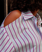 Chemise NAWEL • Rayée Violette