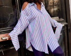 Chemise NAWEL • Rayée Violette