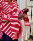 Chemise NAWEL • Rayée Rouge