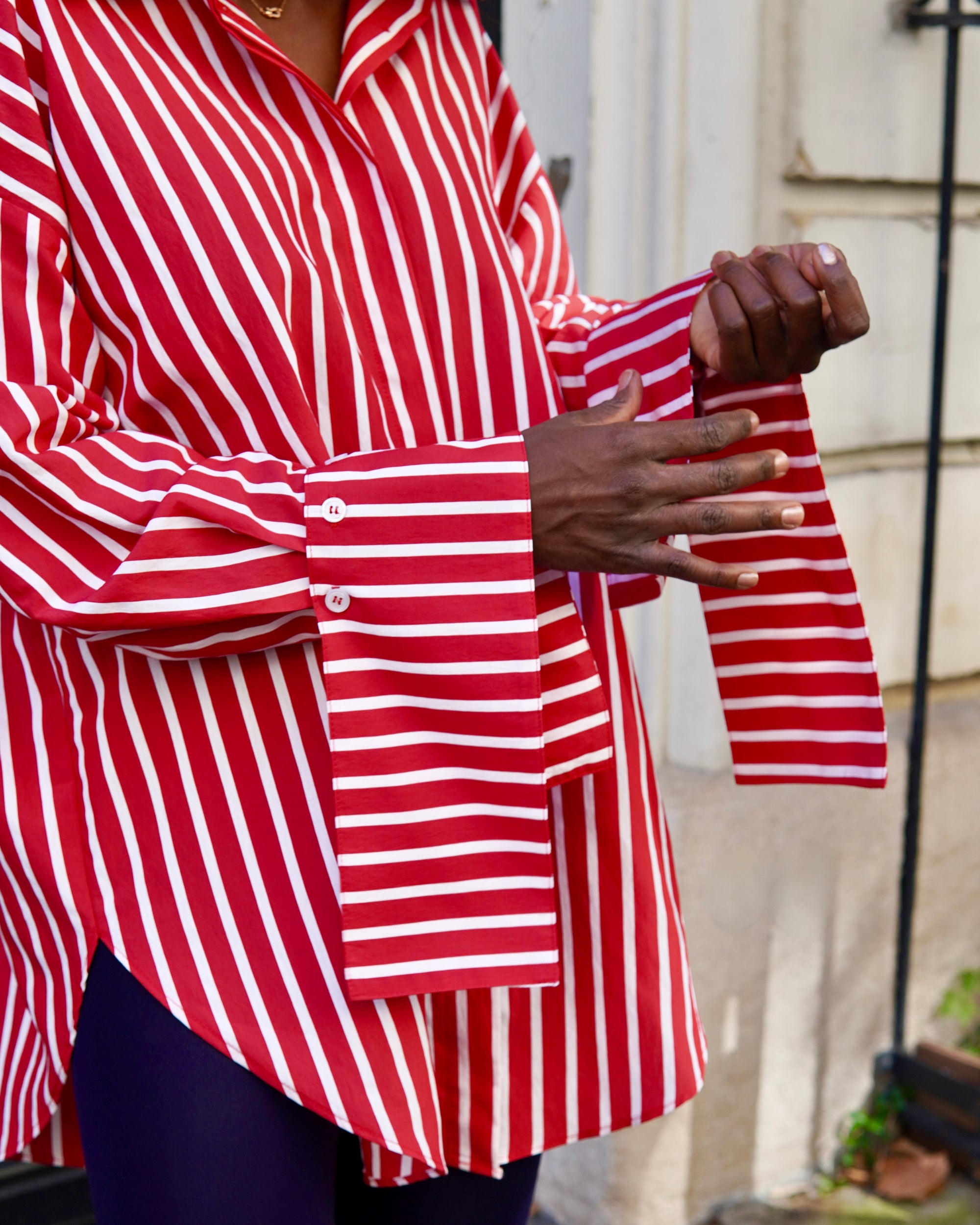 Chemise NAWEL • Rayée Rouge