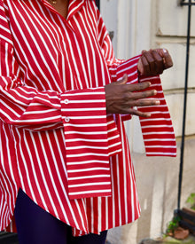 Chemise NAWEL • Rayée Rouge