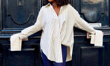Chemise NAWEL • Rayée Beige