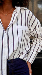 Chemise EMMA • Rayée rose
