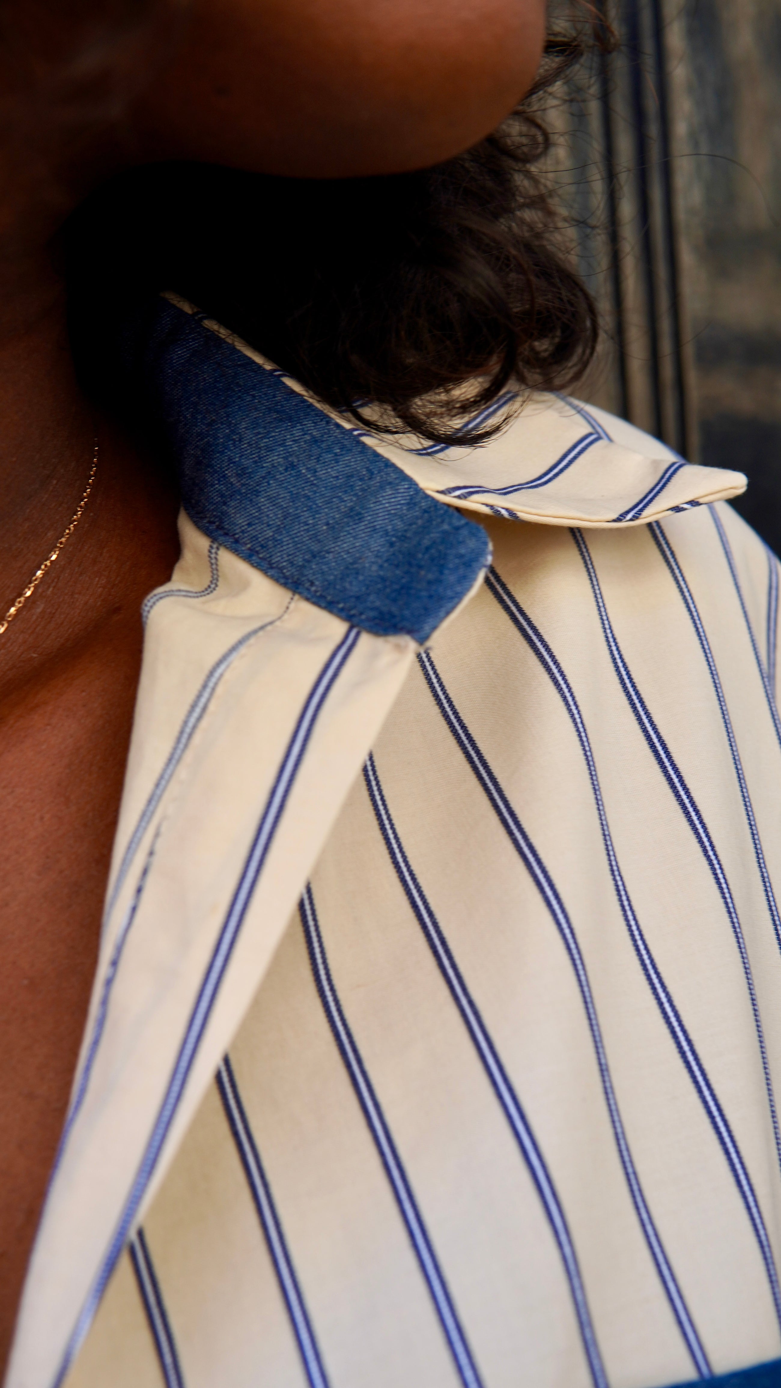 Chemise EMMA • Rayée denim